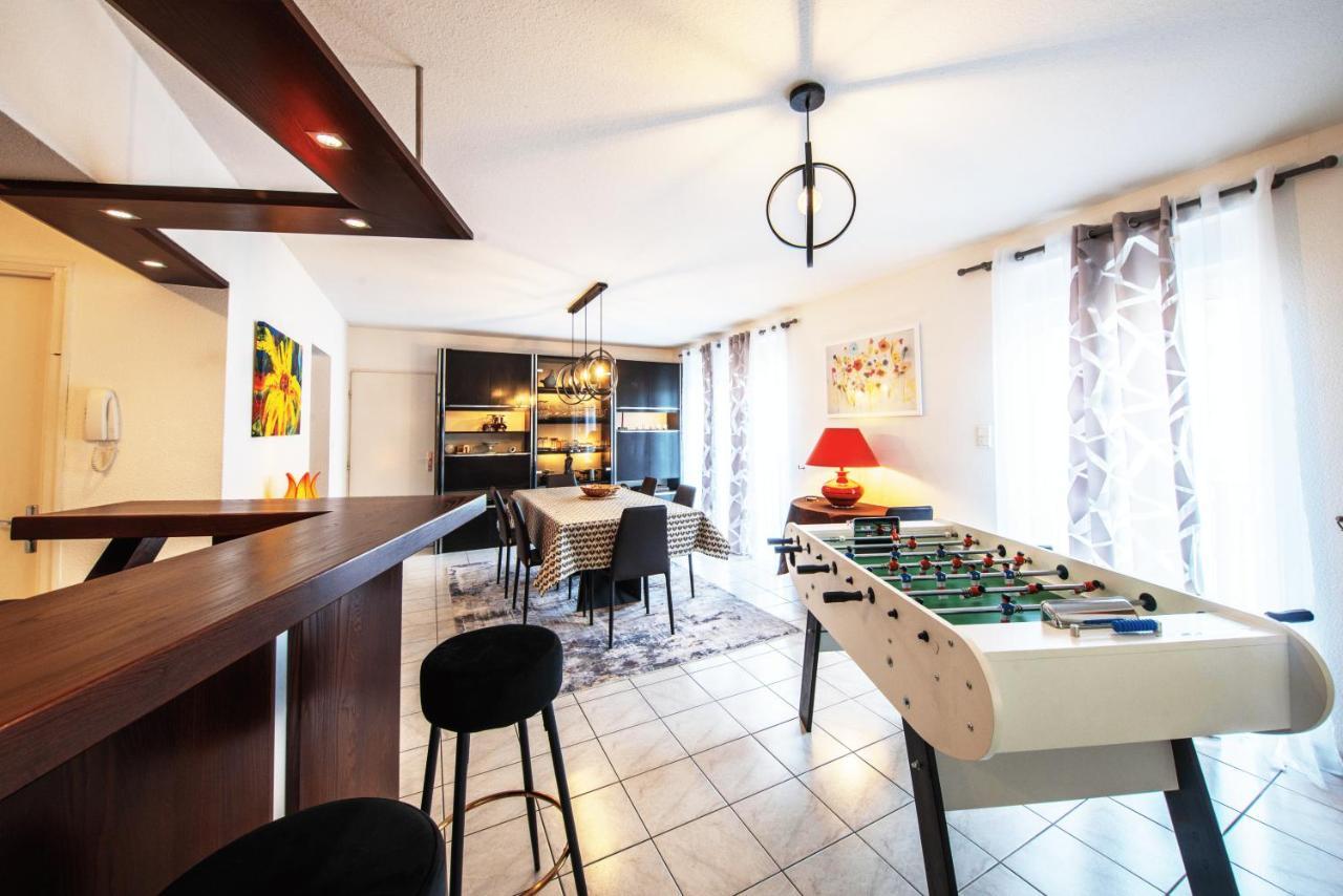 La Coquette ! Maison Au Coeur De La Bresse Avec Veranda Barbecue Garage Baby-Foot Et Barre De Son 外观 照片